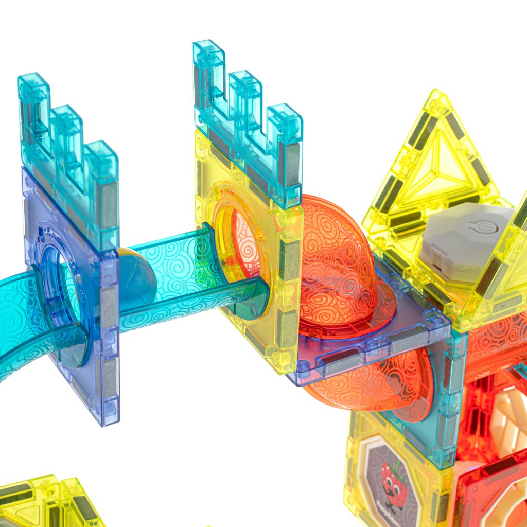 Luminous Magnetic Marble Ball Track – 75-Piece Set