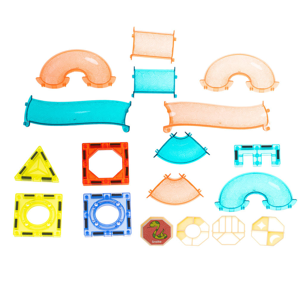Luminous Magnetic Marble Ball Track – 75-Piece Set