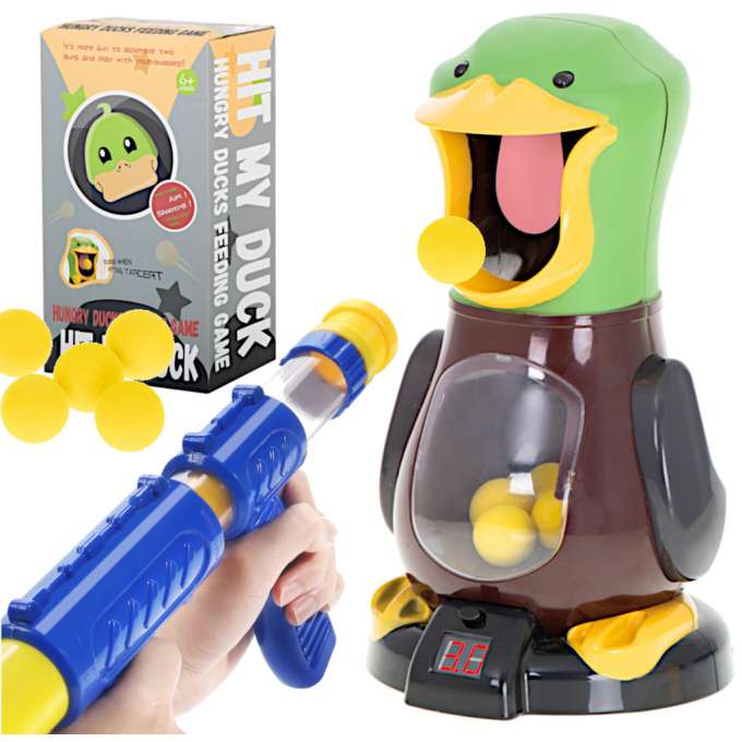 Duck Gun och boll målskytte set